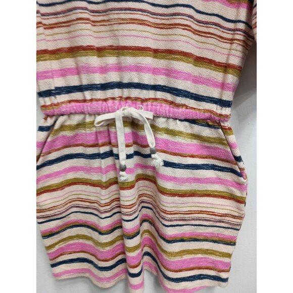 Anthropologie Saturday Sunday Womens Mini Dress Small Striped Terry Casual Beach - Picture 2 of 9
